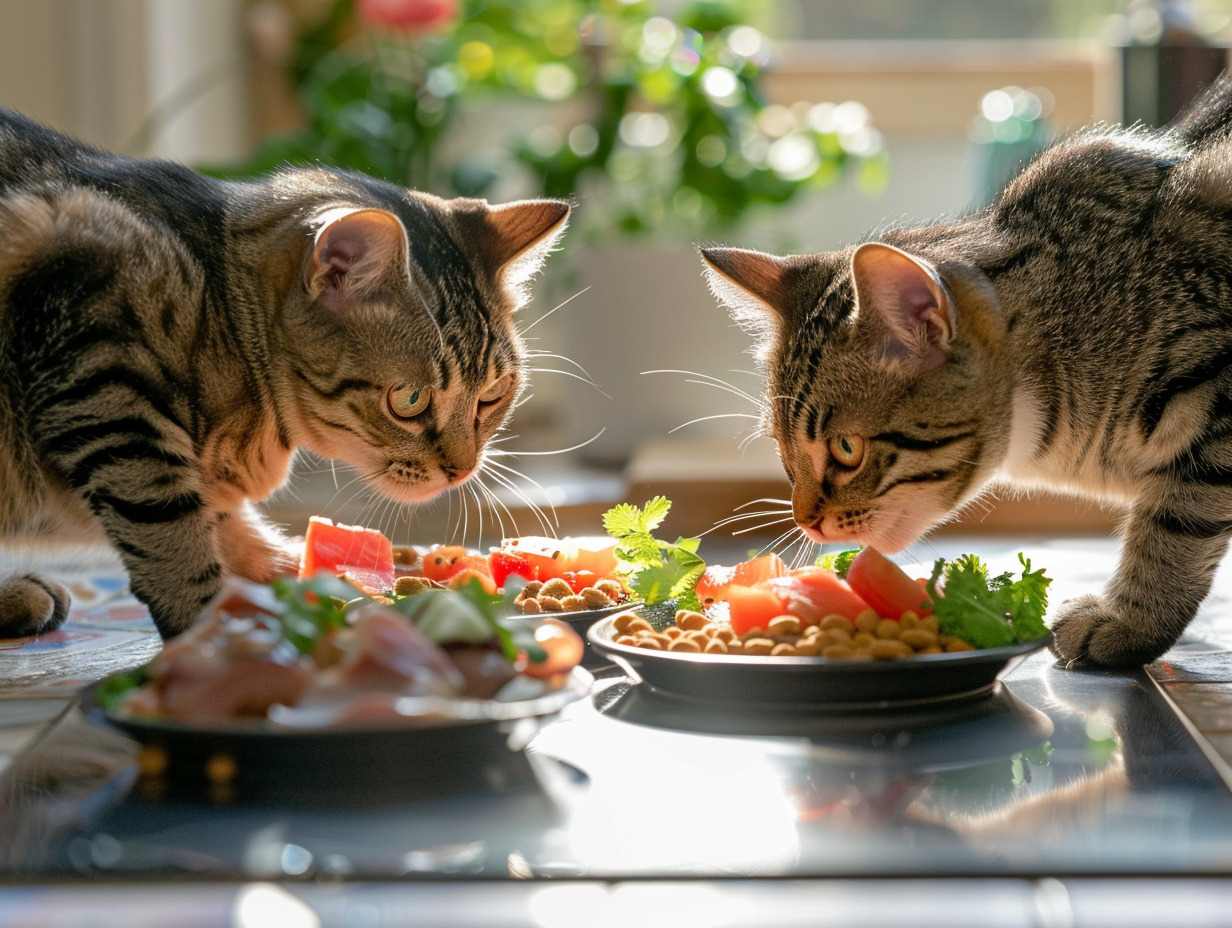 chat gris tigré