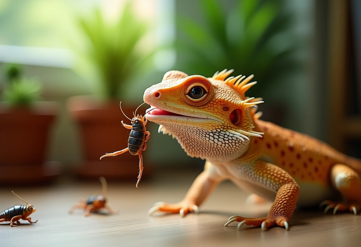 lézard domestique